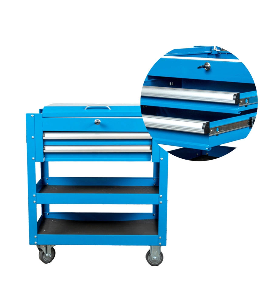 Cassettiera porta attrezzi con ruote easy system, 76x44x76 cm